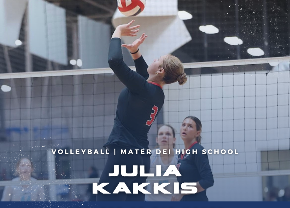 Athlete of the Month is Julia Kakkis!