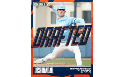 Josh Randall Drafted by the Detroit Tigers