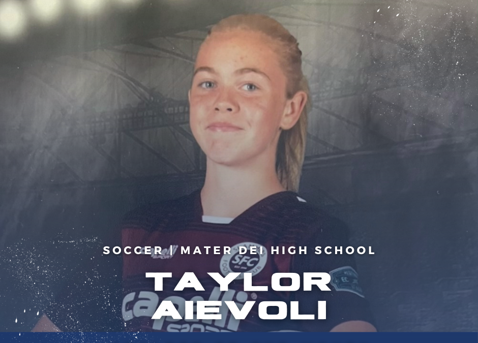 Athlete of the Month is Taylor Aielvoli