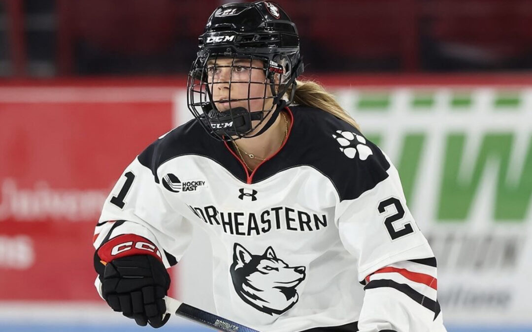 Client Allie Lalonde named the Hockey East Association Co-Rookie of the Week with Northeastern Women’s Hockey