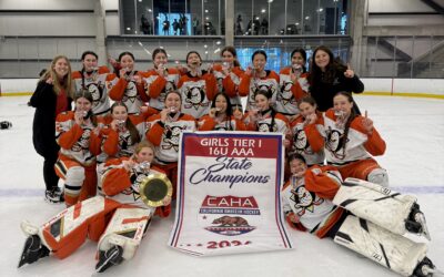 Congrats to clients the Lady Ducks 16aaa hockey team!