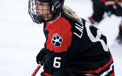Congrats to Allie Lalonde for playing in her 100th NCAA hockey game at Northeastern University.