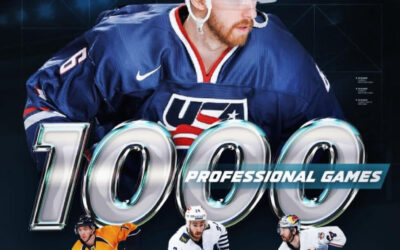 Congrats to client Jonathan Blum on playing his 1000th professional hockey game